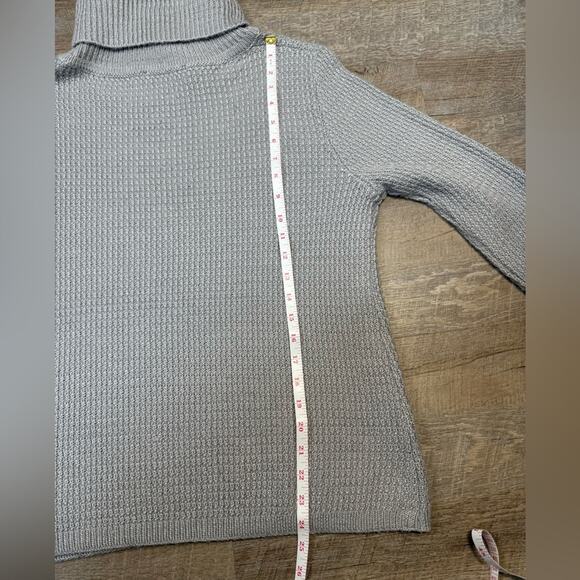 Lulu's Purple Oversized Chunky Knit Turtleneck Sweater - Picture 7 of 9